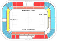 Arenaoversigt Old Trafford i Manchester