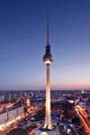 Berlin TV Tower by night