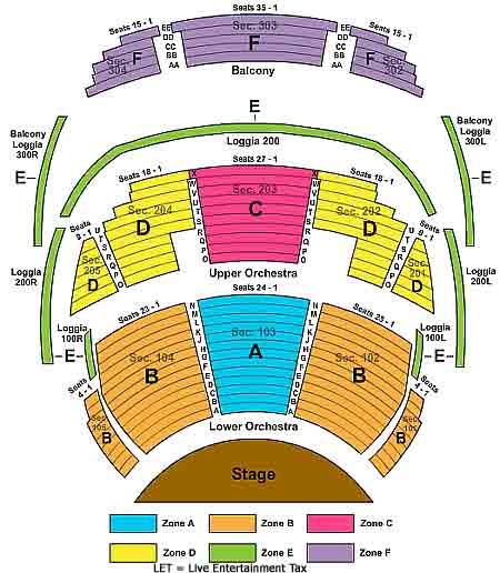 mirage-las-vegas-seating-chart