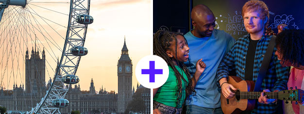 2-in-1: Madame Tussauds & London Eye