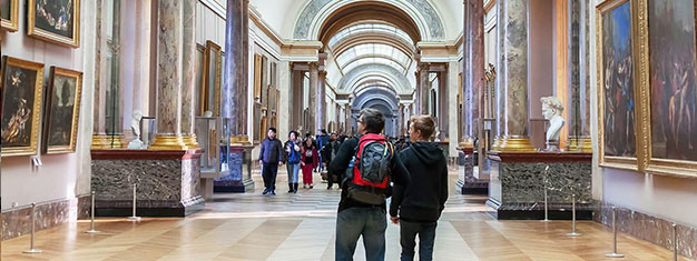 Guidet tur på Louvre-museet
