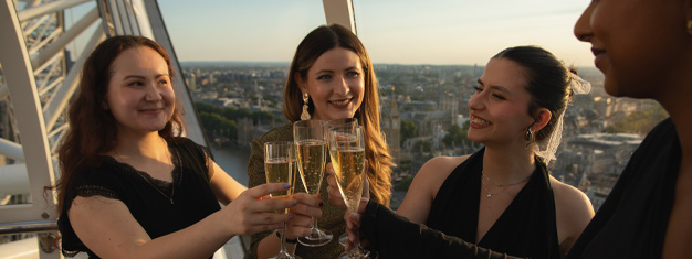 London Eye com Champagne