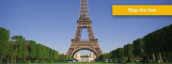 Book tickets to Paris