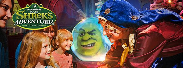 Book tickets to Shrek's Adventure! London