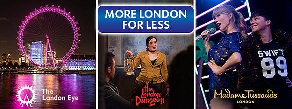 Bestil billetter til London Eye og mere