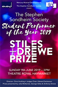 Stephen Sondheim Society Student Performer of the Year Award
