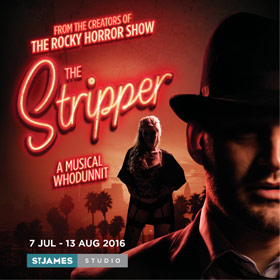The Stripper is based on Carter Brown‘s beloved pulp fiction story. Book your tickets here!