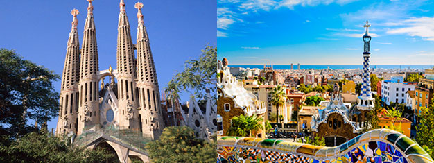 Enjoy a guided tour to Park Güell and Sagrada Familia. Skip the long lines and get shuttled between both locations! Book your tour online today!
