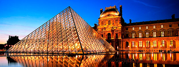 Achetez vos billets depuis chez vous et évitez la file d'attente à l'entrée du célèbre Musée du Louvres situé au coeur de Paris et sur les bords de la Seine.