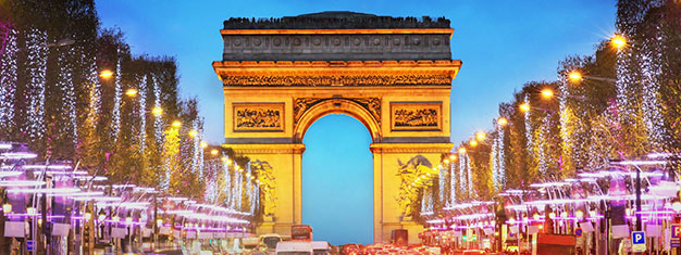 Would you like to see both Arc de Triomphe and Champs-Élysées? Get a guided tour in Paris here. Book your tickets today and skip the line!