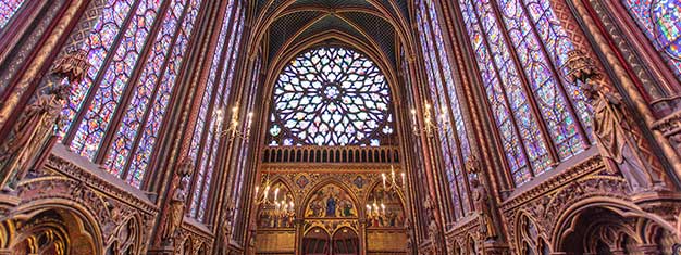 Besuchen Sie die ehemalige Palastkapelle Sainte-Chapelle, ein architektonischer Schatz der Gotik. Kaufen Sie Ihre Tickets online und überspringen Sie die Schlange!