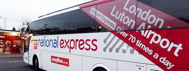 Der schnellste und günstigste Weg vom Flughafen Luton nach London! Wählen Sie zwischen Victoria Coach Station und Paddington Station. Buchen Sie jetzt online!