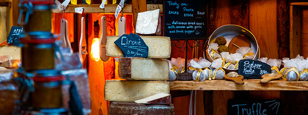 Nyd en guidet tur på Borough Market i hjertet af London og besøg et stort gindistilleri for et af Englands mest populære ginmærker. Bestil online!
