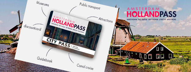 Amsterdam Holland-kortet giver dig mulighed for at besøge populære museer & seværdigheder i Amsterdam, samt andre seværdigheder i Holland. Køb online!
