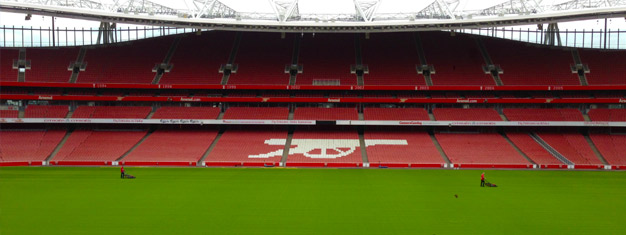 Emirates Stadium, Arsenal FC's home in London is truly impressive with over 60.000 seats. Book your tickets for our tour Arsenal FC Stadium Tour here!