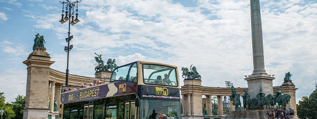 Go city sightseeing using The Big Bus Tours in Budapest. You can hop on and hop off as much as you'd like. Book your tickets from home today.