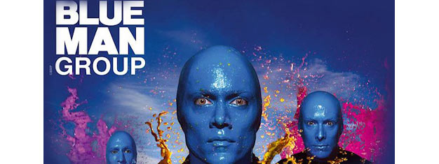 Upplev Blue Man Group i Chicago! Se de blå karaktärerna uppträda - det är en show som bara måste ses! Boka biljetter och förbered dig på att bli hänförd!