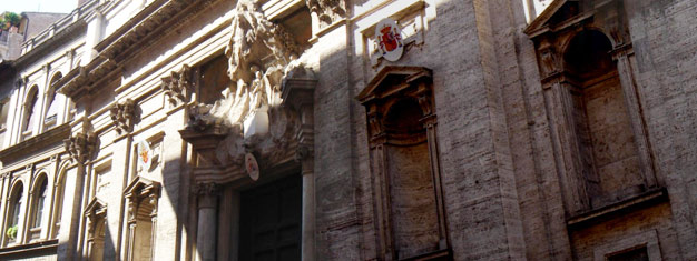 Tag på en fascinerende 2-timers tur rundt i Rom til fods med din lokale kunsthistoriker-guide. Lær om den prominente Borgia-familie. Bestil online! 
