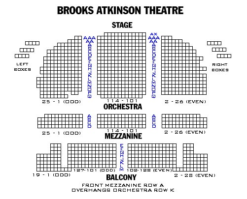 Ticmate - Brooks Atkinson Theatre.