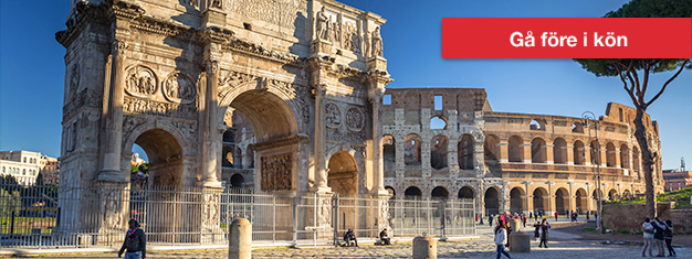 Ta en guidad rundtur i Colosseum och Forum Romanum och gå före i de långa entréköerna med din guide! Lär dig mer om Antika Rom. Boka biljetter på nätet!