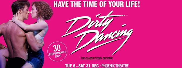 ロンドンのダーティダンシング。あなたは映画を見たことがありますか？ロンドンでミュージカル、ダーティダンシングを見て下さい！ここロンドンでダーティダンシングのチケットをどうぞ！Dirty Dancing