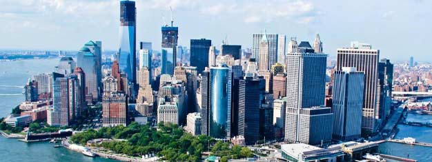 Gniet van de Downtown Tour! 24-uur Hop-on Hop-off Bus & Ferry Tour + toegang tot One World Observatory & 9/11 Tribute Center! Boek uw tour online!