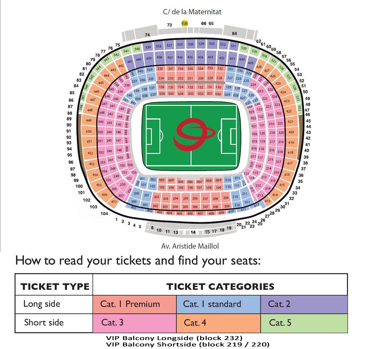 Barcelona Fc Stadium Seating Plan