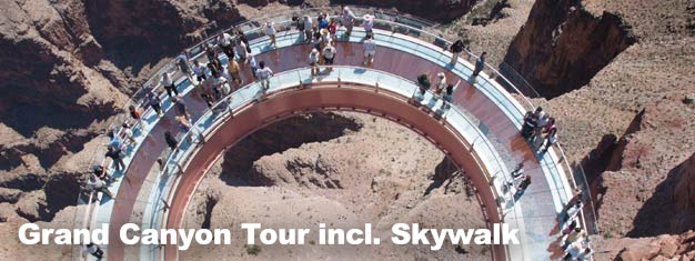 Visit Arizona’s most distinguishable landmark  - The Grand Canyon. The tour includes a walk on the Grand Canyon Skywalk. Experience a place like no other!