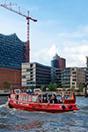 Hop-on Hop-off sightseeingbåtar Hamburg