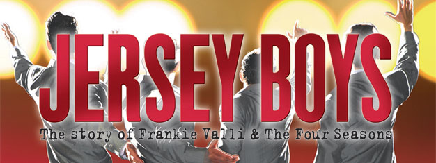 Consigue tus entradas al galardonado musical Jersey Boys sobre Frankie Valli and the Four Seasons y su historia de pobreza a riqueza! Reserva en línea!