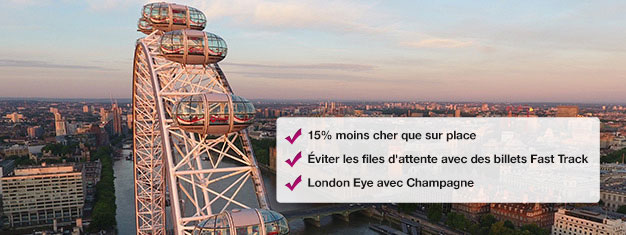 Gagnez du temps en évitant la file d'attente au London Eye et admirez la vue incroyable en sirotant du champagne. 