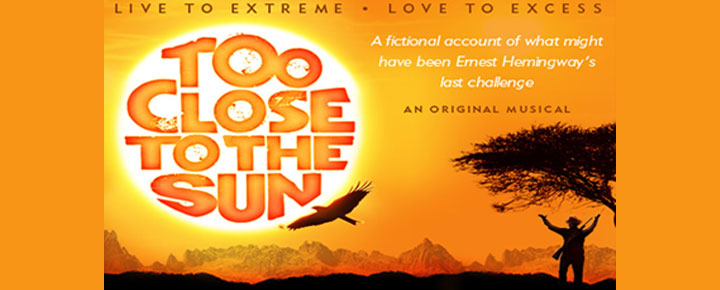 Too Close to the Sun i London er en verdenspræmiere på denne nye musicals om Ernest Hemmingway's liv og død. Billetter til Too Close to the Sun i London købes her!