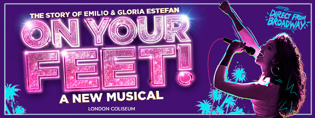  Den suksessfulle musikalen On Your Feet! kommer til London rett fra Broadway for en begrenset sesong. Bestill dine billetter i dag!