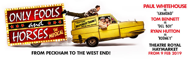 Watch the comedy show Only Fools and Horses come to live on stage in this fun musical in London. Book your tickets from home and choose your own seats!