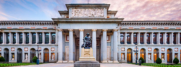 Umgehen Sie die Warteschlange vor dem Prado Museum im Herzen Madrids-Ein wundervolles Schloss mit mehr als 1000 faszinierenden ausgestellten Werken. 
