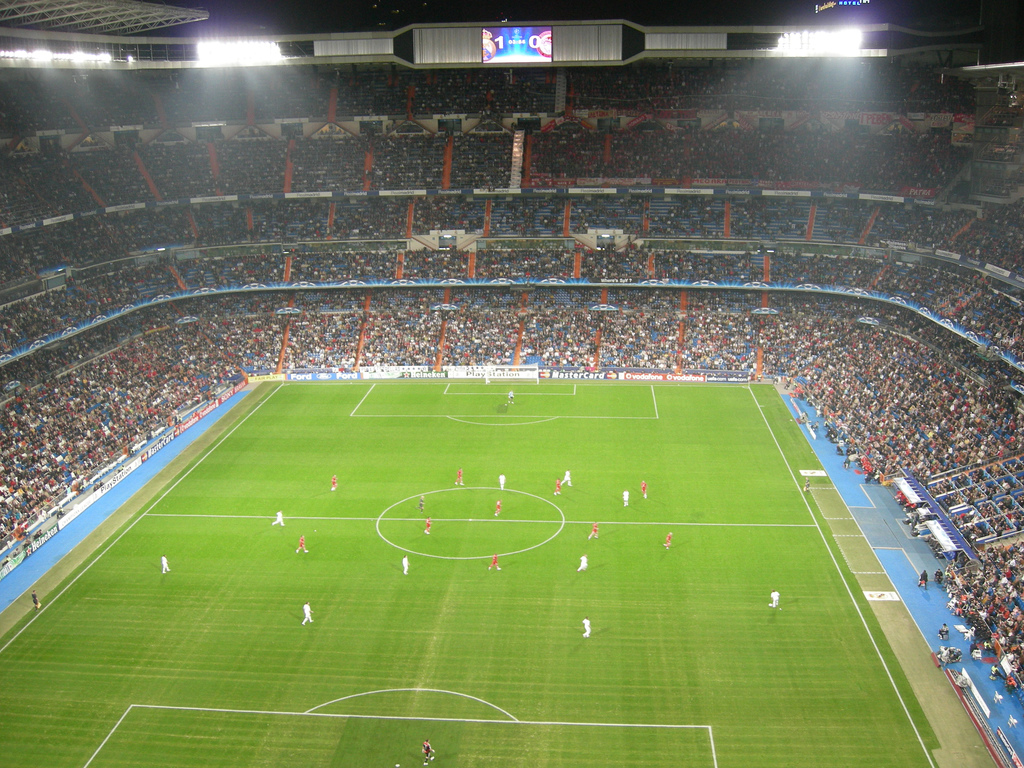 Areena Santiago Bernabeu. MadridJalkapallo.fi