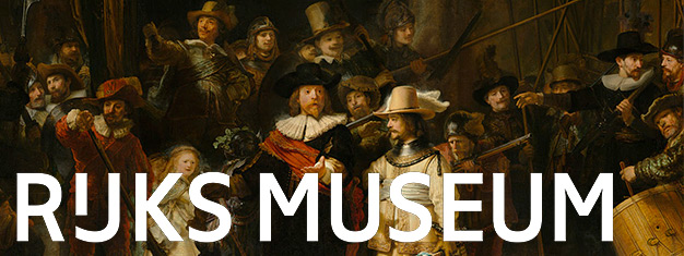 Salte as files para o museu mais visitado da Holanda - o Rijksmuseum! Explore o famoso Rijksmuseum de Amsterdão. Reserve o seu bilhete online!
