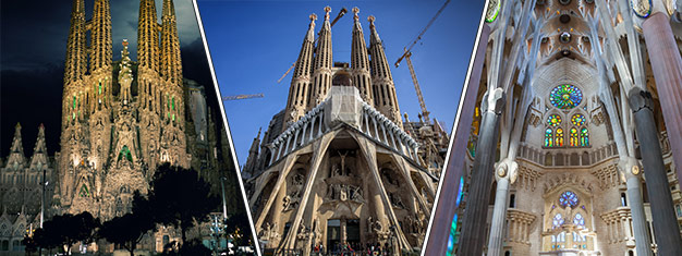 Köp endast entrébiljett till Gaudis otroliga Sagrada Familia i Barcelona! Slipp de timslånga köerna i den heta spanska solen! Boka biljetter nu – gå före i kön!