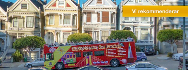 Biljetter till San Francisco Hop-On Hop-Off. Höjdpunkter som Golden Gate-bron, Sausalito, stadstur by night m.m. Boka din biljett till SF hop on hop off online!