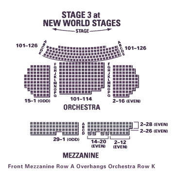 New World Theater Seating Chart