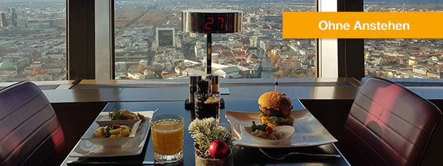 Mittagessen auf dem Berliner Fernsehturm Einer der