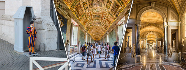 Spring køen over til Vatikanet & Colosseum! Bestil dine billetter til Vatikanet & Colosseum m. spring-køen-over samlet og spar tid og penge. Bestil online!
