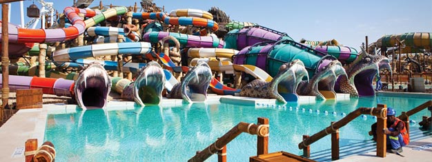 Slipp køen til Yas Waterworld med forhåndsbestilte billetter! Turen inkluderer transfer til og fra hotellet ditt i Dubai. Bestill nå!