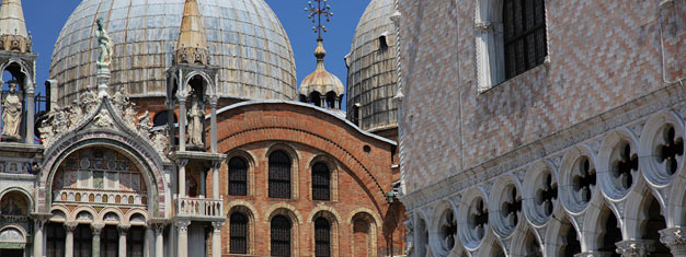 See the best of Venice, incl. water taxi ride on the Grand Canal, St. Mark's Basilica, Marco Polos house, Campo SS Giovanni Paolo and the famous Bridge of Sighs.