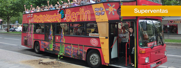 Descubre Berlín a tu propio ritmo con los buses Hop-On Hop-Off! Niños menores de 6 viajan gratis. Reserva en línea!


