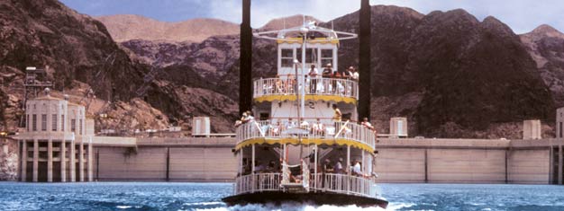 Experience the Hoover Dam and Lake Mead. This tour includes a helicopter ride taking you around the Hoover Dam and Lake Mead area for some amazing views! 