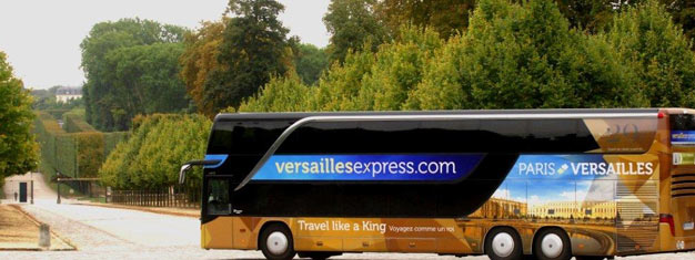 Steigen Sie ein in den Versailles Express und lassen Sie sich zu Schloss Versailles führen, einfach und komfortabel. Buchen Sie Tickets online!